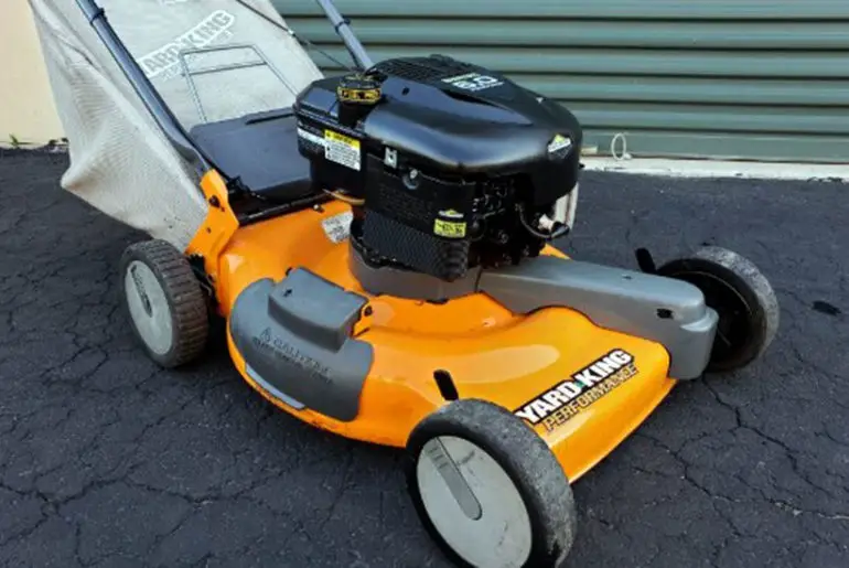 Yard king performance online lawn mower