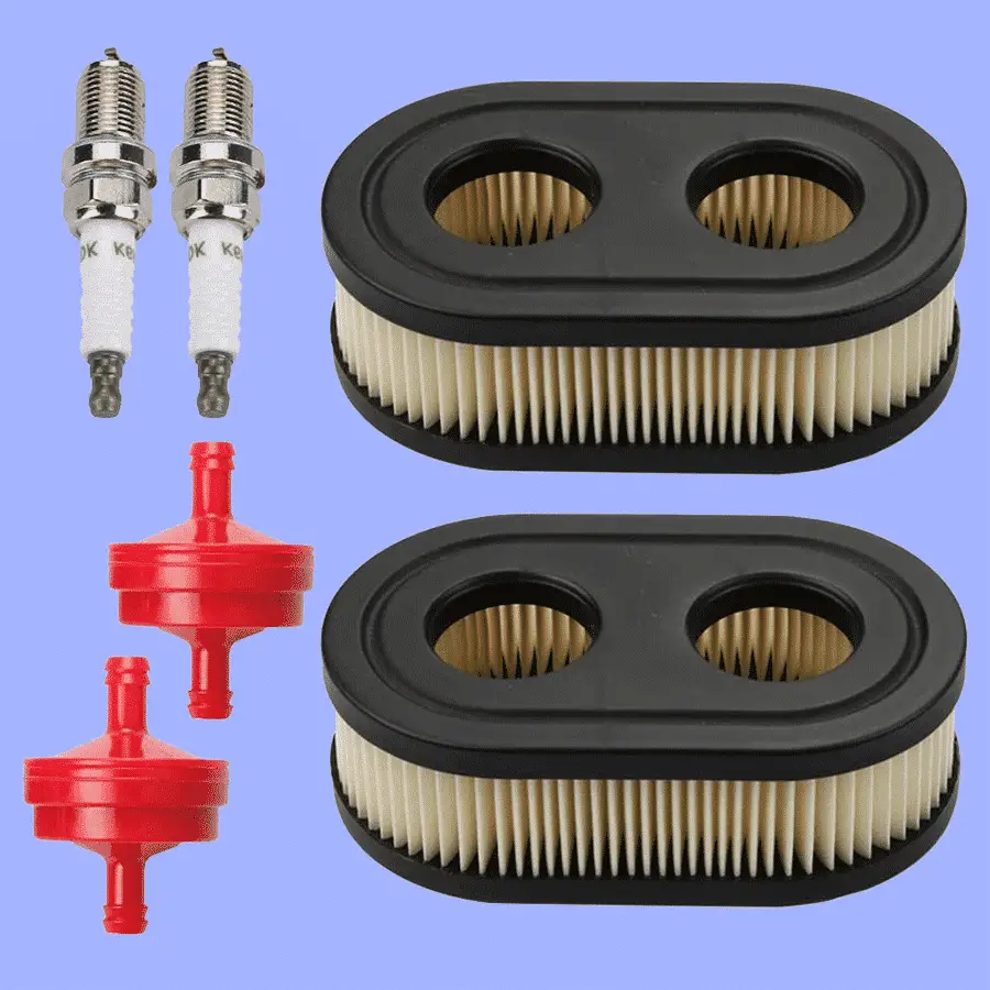 Dxent Air Filter, Fuel Filter, and Spark Plug troy bilt mower spark plug
