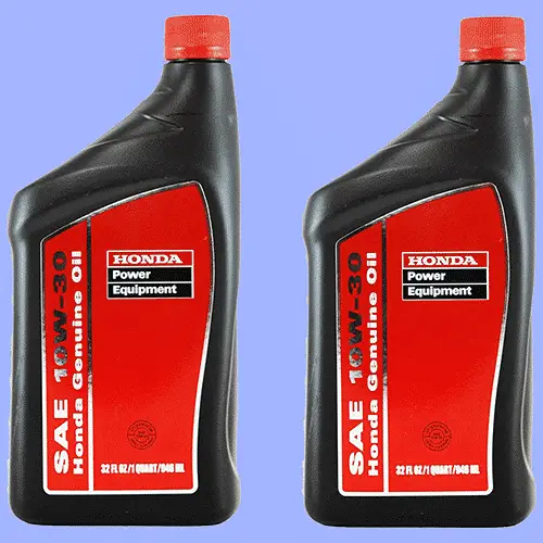 Honda 08207-10W30 PK2 Motor Oil Best Oil For Lawn Mower