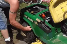 How To Start A Riding Lawn Mower With A Screwdriver
