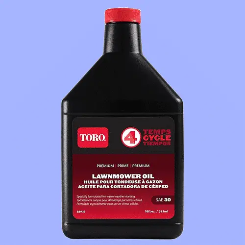Toro 38916 SAE 30 Oil Best Oil For Lawn Mower