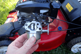 where is carburetor on toro lawn mower