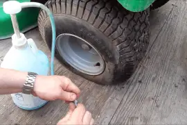 How To Fix A Flat Tire On A Riding Lawn Mower