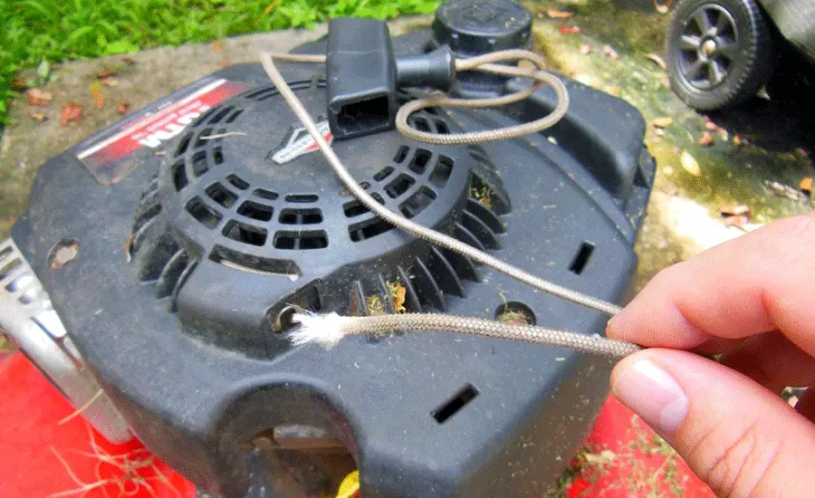 How To Replace A Pull String On A Lawn Mower