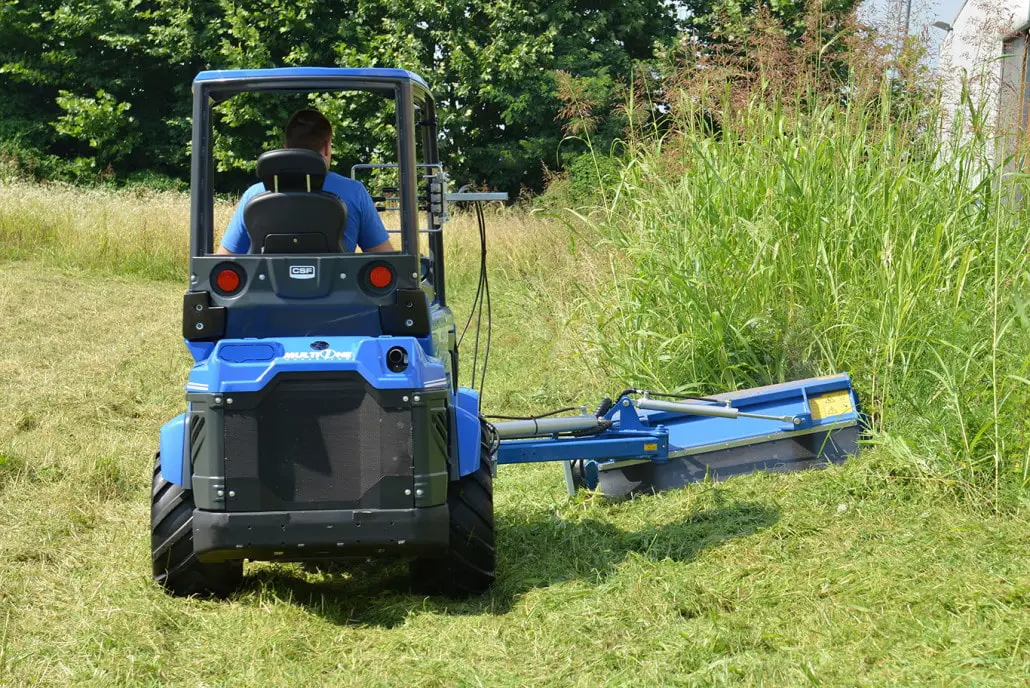 What is a flail mower used for

